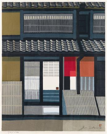 JUNICHIRO SEKINO Two color woodcuts.